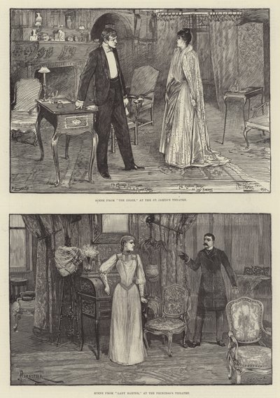 Artes escénicas en Londres de Frederick Pegram